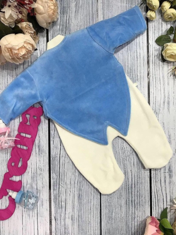 115-Г. Комбинезон с пиджаком,80% хлопок интерлок, 20% ПЭ велюр