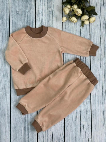 Купить оптом 343. Костюм ясельный, 80% хлопок, 20% ПЭ 80-86-92 в Уфе